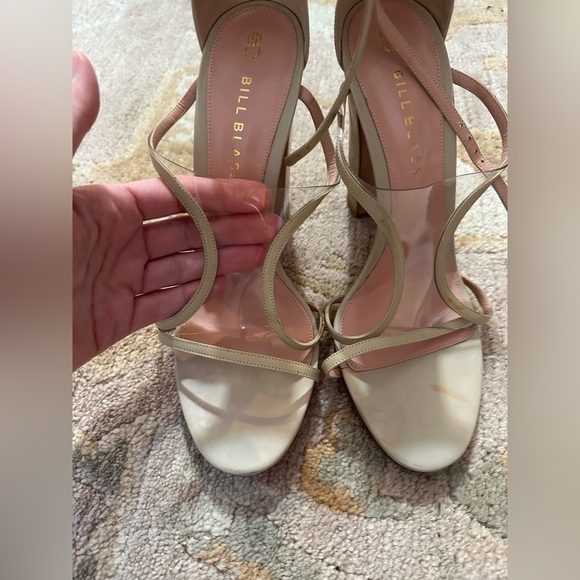 Gianvito Rossi for Bill Blass beige sandals heels size 41 - Picture 2 of 13